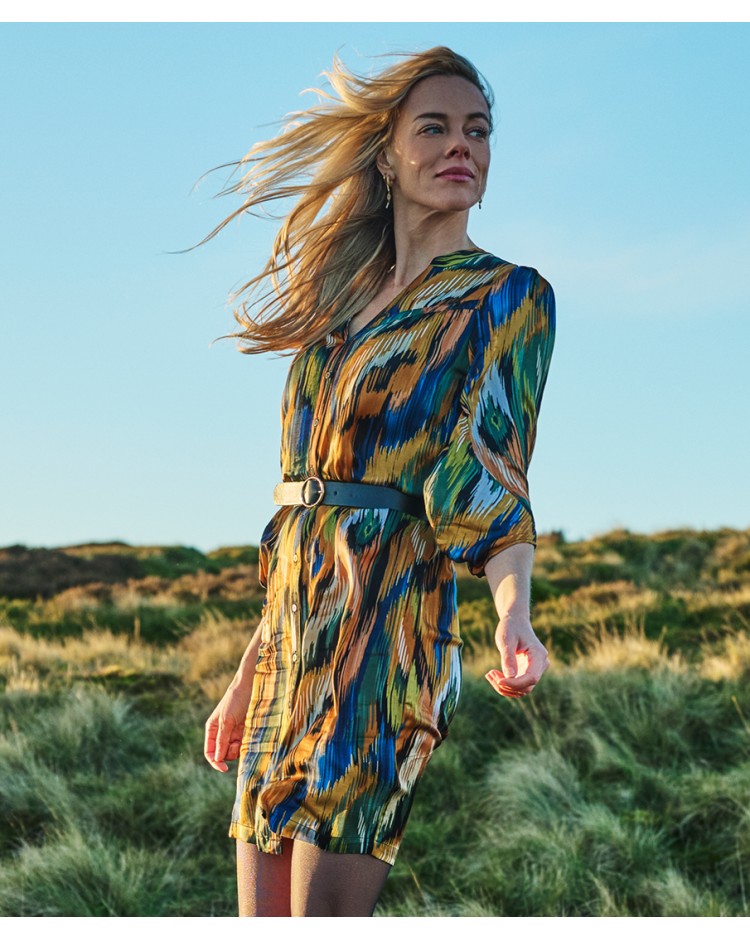 Φόρεμα σεμιζιέ 100%viscose F24.14509