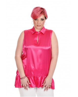 Μπλούζα αμάνικη με βολάν 05813-00